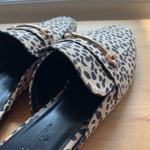 Leopard Print Mules